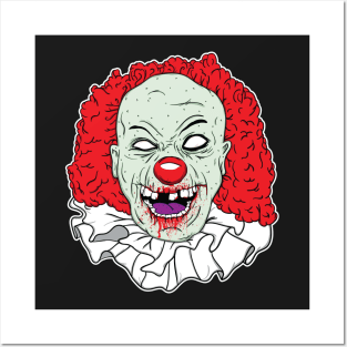 Zombie Clown Posters and Art